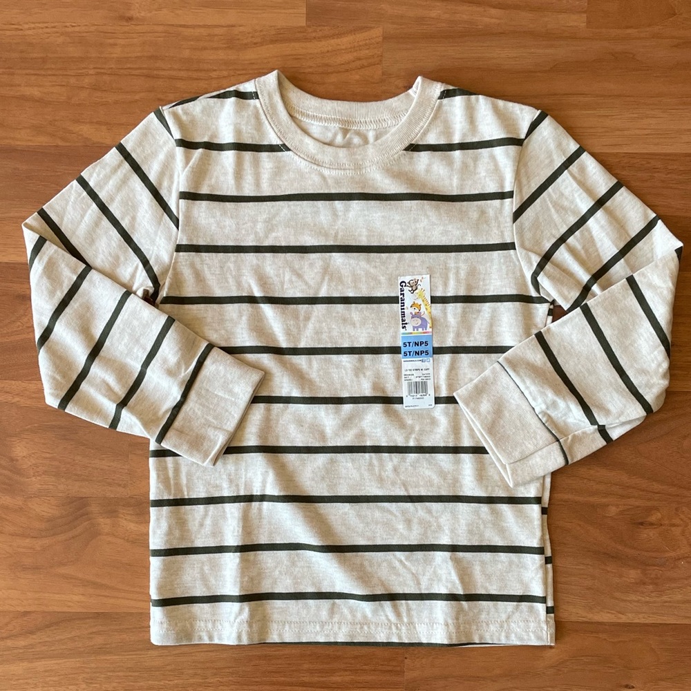 Garanimals striped long sleeve shirt 5T